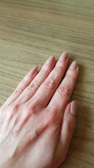 Long acrylic nails