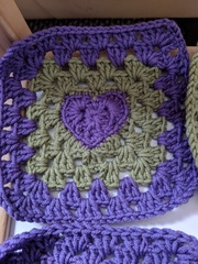 Woolly Hugs. Remembering baby Ruby, we are making a blanket for AliceRR, can you help?