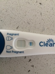 To ask you to look at this pregnancy test