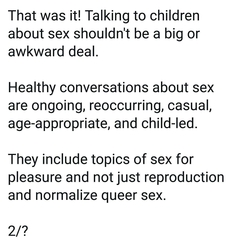 To find this reported conversation with a child rather disturbing, or am I a massive old prude?