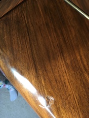 Marks on wooden furniture