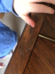 Marks on wooden furniture