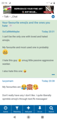 Your favourite emojis and the ones you hate