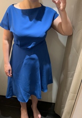Elegant but flattering dress for a wedding guest?