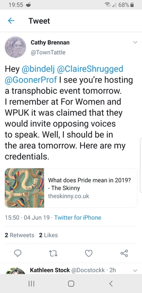 Edinburgh's The Skinny magazine publishes defence of "fuck up terfs" tweet