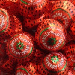 A chocolate from the 90s that had a raspberry or strawberry filling??