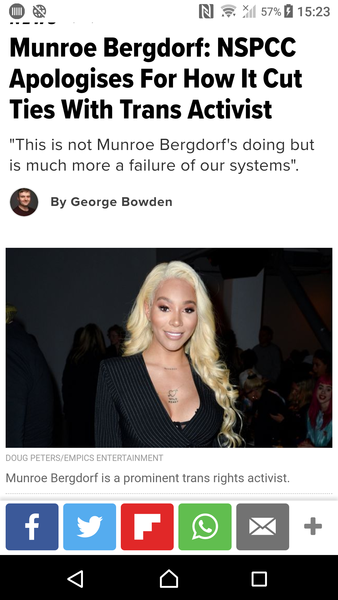 Munroe - Childline 's first LGBT+ campaigner.