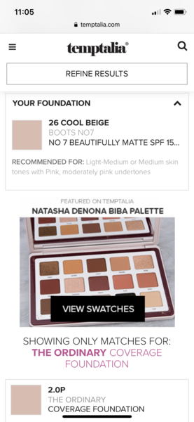 Help with The Ordinary foundation tones