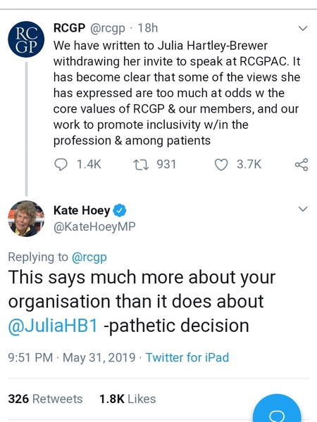 Women being deplatformed