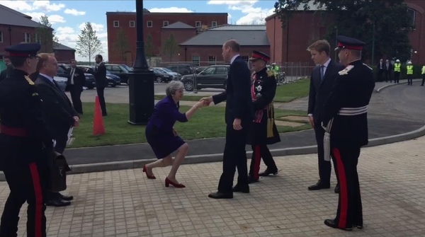 To think curtsying to the royal family is daft?