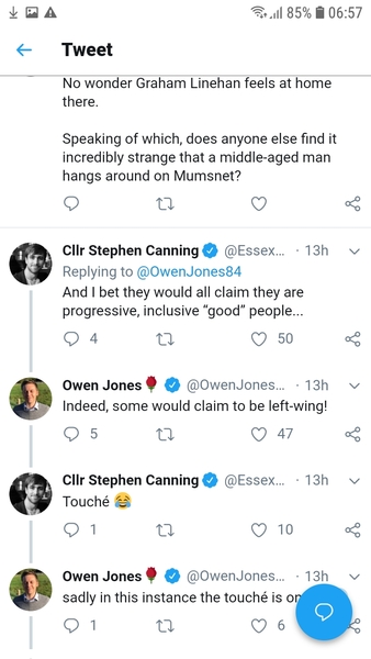 Owen Jones Twitter feed