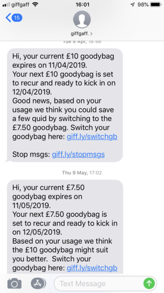 sim only/PAYG for teen