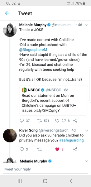 Potential Systemic Safeguarding failures in NSPCC / Childline illustrated by appointment & ending of relationship with Munroe Bergdorf Thread 2