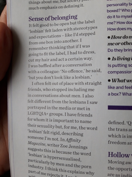 Being a homosexual female in a community of queer people, transbians and penis-inclusionary lesbians