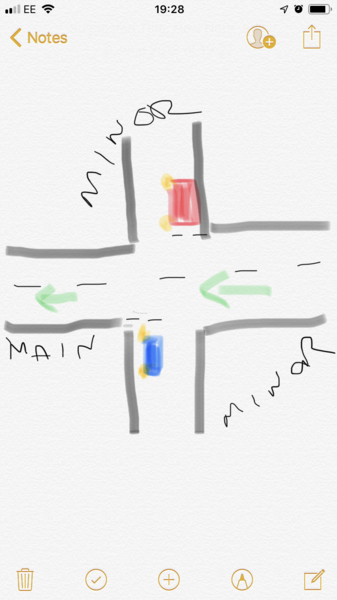 A driving one (with diagram)