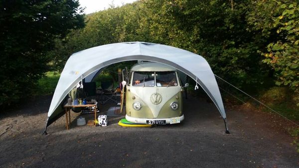 Coleman Event Shelter to go over VW van............
