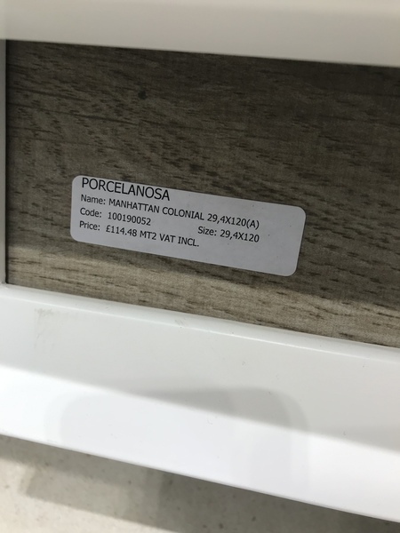 Wood effect floor tiles ceramic/porcelain