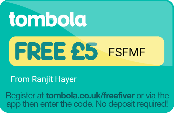Tombola free £5 codes