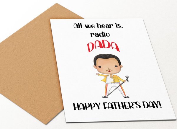 To say Fathers’ day cards are generally a bit shit and sexist?
