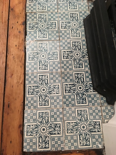 Help me find beautiful hearth tiles