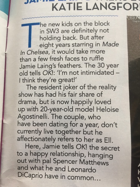 Made in Chelsea’s back