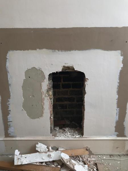 Installing a decorative fireplace