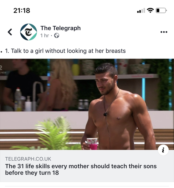 Bloody hell Telegraph