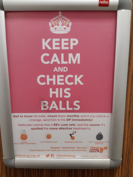Why are women being guilt tripped into looking after mens testicles?