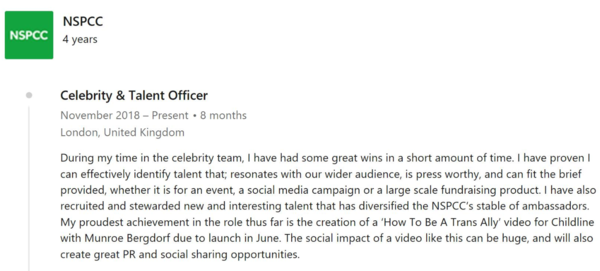 Munroe - Childline 's first LGBT+ campaigner.