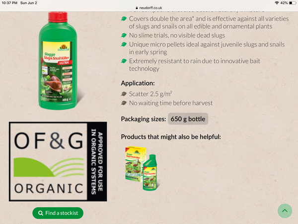 Organic Slug Pellets