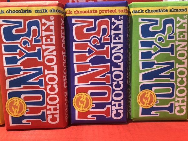 To be addicted to Tony’s Chocolonely chocolates