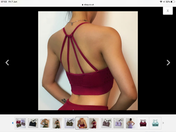 Where can I find a bra top with this kind of back detail?