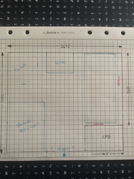 HELP with small bathroom, would like bath and shower