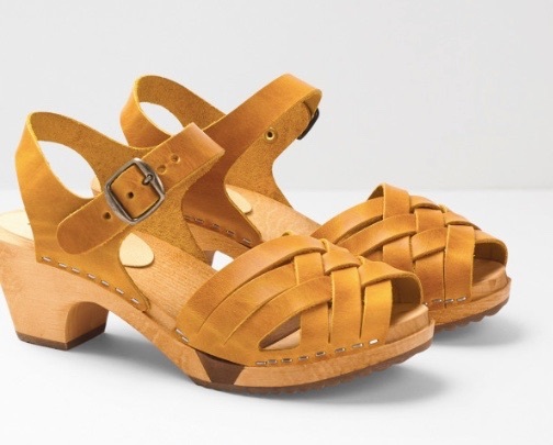 Yellow sandals