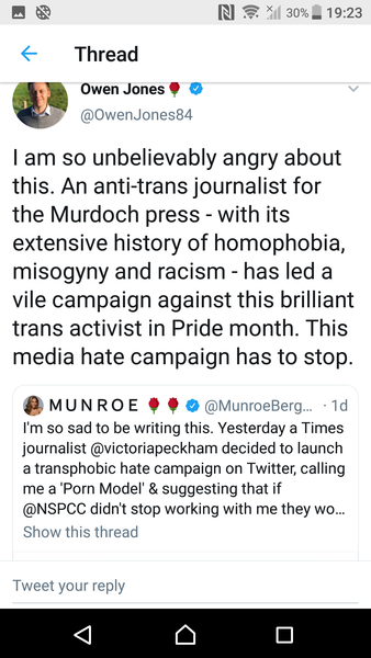 Owen Jones looking to take on Janice Turner