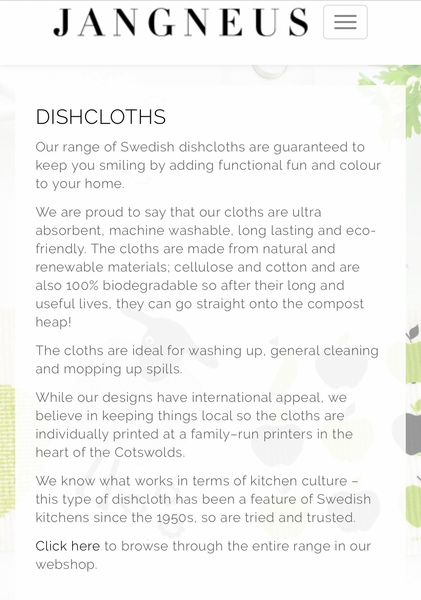 Washable / reuseable kitchen cloths (boring sorry)