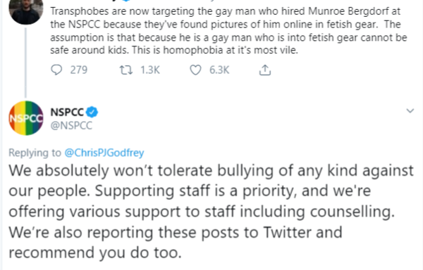 Potential Systemic Safeguarding failures in NSPCC / Childline illustrated by appointment & ending of relationship with Munroe Bergdorf Thread 2