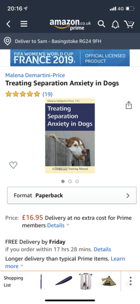 Separation anxiety – any tips?