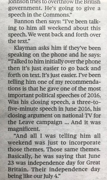 Westminstenders: Brace Yourself It's Gonna BeBoris