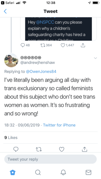 The sheer entitlement of the TRA movement...