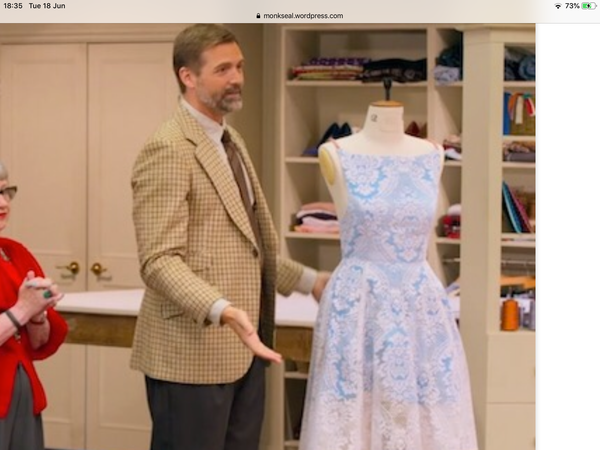 Look at the dresses I've made from duvet covers.