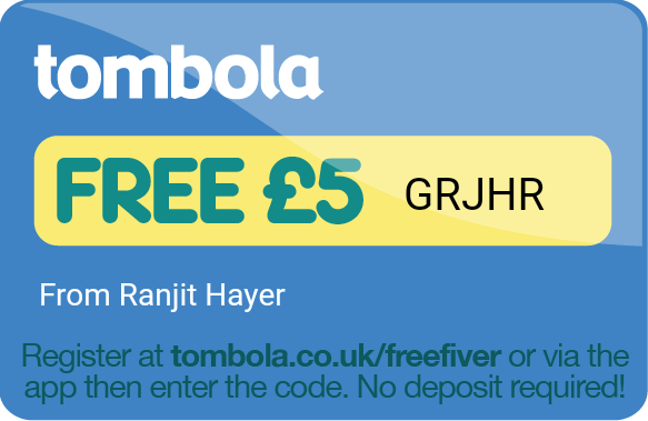 Tombola free £5 codes