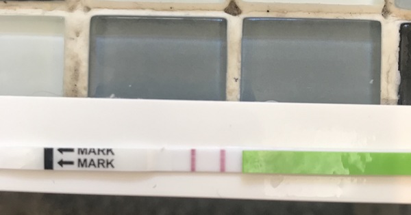 Wahhooo finally a positive OPK... but a hungover husband!