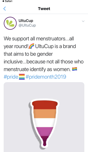 "Gendered periods"