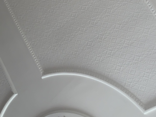 Wallpaper on ceilings. Bad idea?