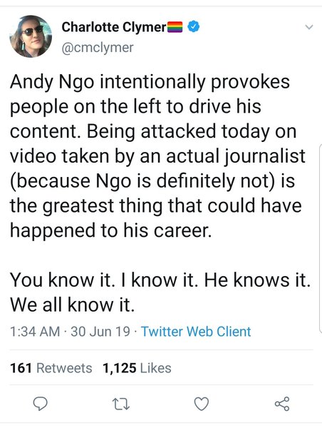 Antifa attacks editor at quilette by throwing milkshakes with quick drying cement in