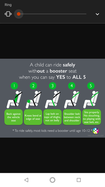 Talk to me about booster seats?