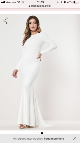 To be freaking the freak out!? (wedding dress related)