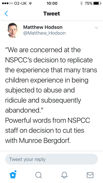 NSPCC cut ties with MB
