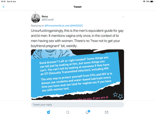 NHS Guide for ‘ Women who have sex with other women’